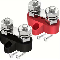 Miniature Busbar+ / – - 2 cosses -  80A - 48V N° 1