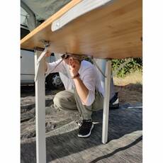 Miniature ATTENTION Produit imparfait | Table de camping pliante Modèle Bambou valise - 120 x 72 cm - SOPLAIR N° 3