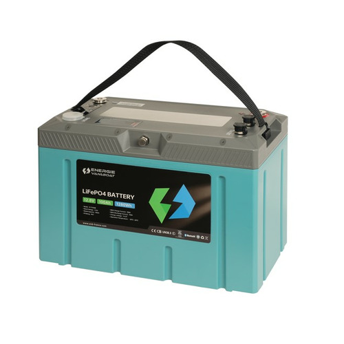 Batterie Lithium LiFePO₄ 12V 100Ah avec Bluetooth et chauffage intégré – EVB
