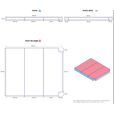 Miniature Matelas pliable pour Renault Trafic, Opel Vivaro et Nissan Primastar – Cargo, Commercial N° 2