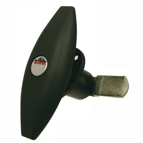 SERRURE PUSH ELLIPSE LONGUE NOIRE - ZADI