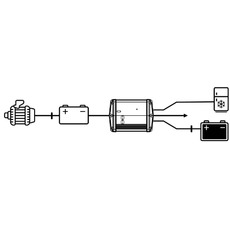 Miniature CHARGEUR BOOSTER DC-DC  40 + 18A - CARBEST - N° 1