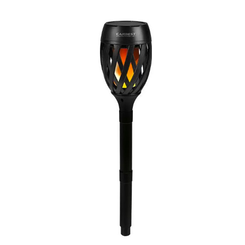 Lanterne LED solaire effet flammes - CARBEST -