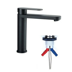 Miniature ROBINET MITIGEUR LINNEA L RACCORD TETINE 10/12mm - NOIR MAT - REICH N° 0