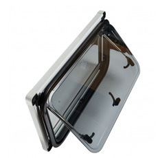 BAIE C-SWING - Store occultant + moustiquaire inclus - 700 X 400 - - CONVERSION VAN