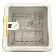 Miniature Lanterneau 28 x 28 avec ventilateur - BLANC N° 2