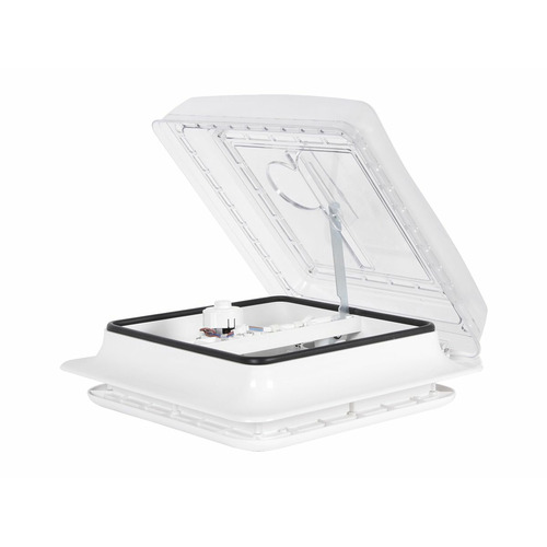 Lanterneau 28 x 28 avec ventilateur - CRISTAL