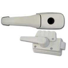 Miniature ATTENTION Produit imparfait | SERRURE ROULOTTE BLANCHE - ZADI N° 1