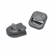 Miniature ATTENTION Produit imparfait | POIGNEE DE PORTE GRISE POUR TOILETTES N° 1