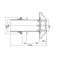 Miniature ATTENTION Produit imparfait | CHEMINEE D'EXTRACTEUR SEULE - ZADI N° 1