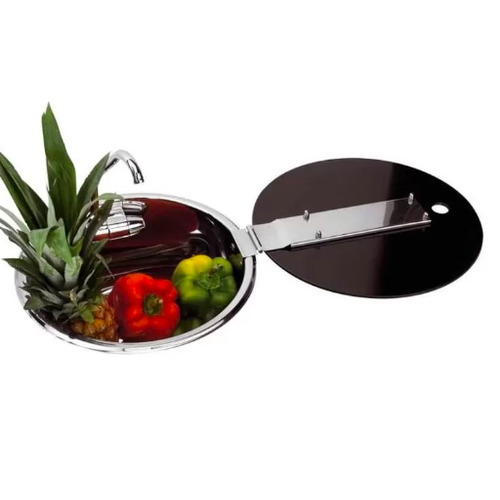 EVIER ROND Ø 300 MM AVEC COUVERCLE - CAN 