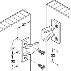 Miniature ATTENTION Produit imparfait | Système de fixation par clips Keku N° 1