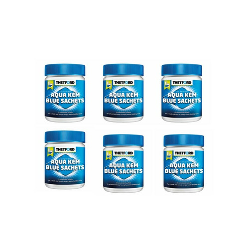 6 X AQUA KEM BLUE - 90 sachets - THETFORD