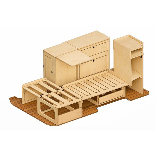 Pack meuble aménagement COZY pour -Volkswagen T5 (2003-2015) / Volkswagen T6 (2015-AUJOURD'HUI) - LIBERTY VAN