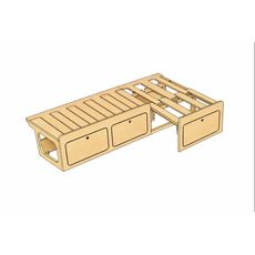 Miniature Lit peigne -Citroen Jumpy 3 / Peugeot expert 3 / Opel vivaro (2020 - AUJOURD'HUI) / Fiat Scudo / Toyota Pro ACE N° 3