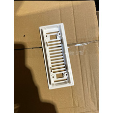 Miniature ATTENTION Produit imparfait | AERATEUR DE PAROI BLANC 171 X 60 MM - 20 CM² - CHANTAL N° 4