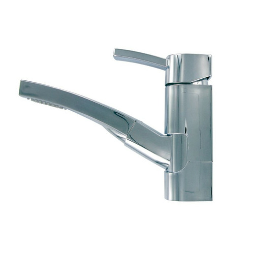 Mitigeur avec bec extractible et interrupteur chromé - CAPRI raccord tétine 10/12mm - COMET