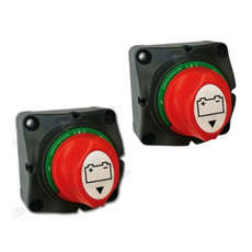 Miniature 2 x Sélecteur et coupe-batterie avec pommeau - 300 A N° 0