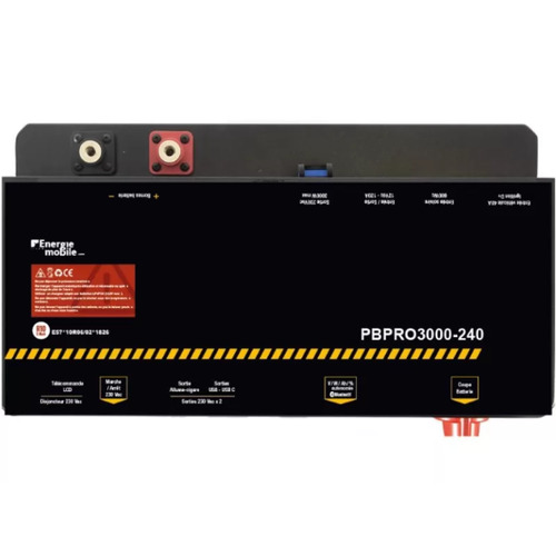 Générateur lithium 230V POWERBOX|3000 W / 240 Ah -ENERGIE MOBILE