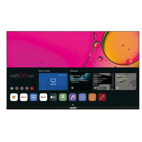 Téléviseur SMART WebOS TV FullHD ALDEN 24’’ Slim Frame - ALDEN