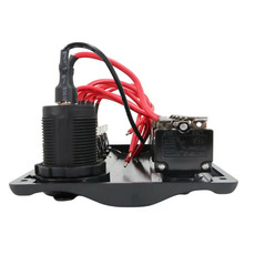 Miniature Tableau électrique WAVE 5 Interrupteurs + Prise allume cigare - OSCULATI N° 3