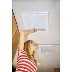 Miniature ROLLO VENT POUR LANTERNEAU 50x50 IVOIRE (store et moustiquaire inclus) - FIAMMA N° 1