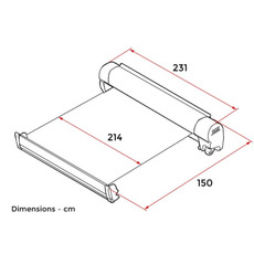 Miniature Store F45s - 230 - Boîtier Titanium - Toile Royal Blue N° 2