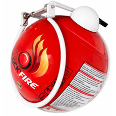 Miniature Pack Sécurité Incendie : Boule Extinctrice BLOCK'FIRE® + Support Mural Multidirectionnel - BLOCK'FIRE N° 2