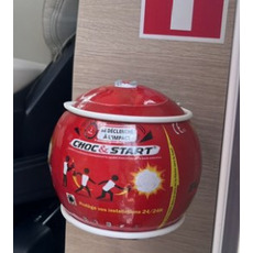 Miniature Pack Sécurité Incendie : Boule Extinctrice BLOCK'FIRE® + Support Mural Multidirectionnel - BLOCK'FIRE N° 8