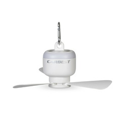 Miniature Lampe et Ventilateur de plafond nomade| 3 vitesses, Rechargeable & Télécommandé - CARBEST N° 1