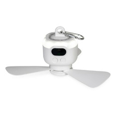 Miniature Lampe et Ventilateur de plafond nomade| 3 vitesses, Rechargeable & Télécommandé - CARBEST N° 4