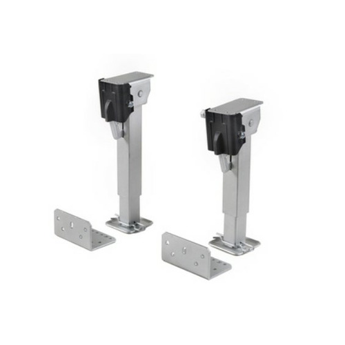 Lot de 2 Vérins de nivellement à manivelle - 33-53 cm - 500 kg -  Fiat Ducato, Peugeot Boxer ou Citroën (94-08) - CARBEST 