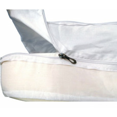 Miniature Ensemble Drap + Drap housse pour Prêt à dormir 120/130 x 190 cm - Coloris blanc - INCASA N° 3