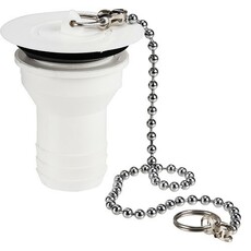 Miniature ATTENTION Produit imparfait | Bonde droite complete avec bouchon et chainette 25mm - ZADI N° 1