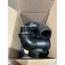 Miniature ATTENTION Produit imparfait | Raccord coudé grand épaulement Ø 40 mm filetage 1/2 (ECROU) N° 0