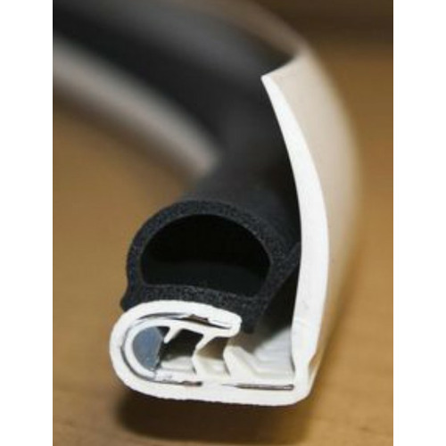 Profil dormant avec joint BUTYL - AU MÈTRE - NOIR OU BLANC - ÉTANCHÉITÉ PORTE