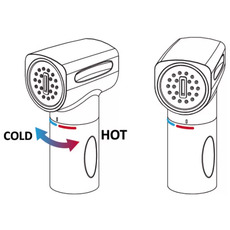 Miniature Douchette avec mitigeur intégré Saturn - OSCULATI N° 3