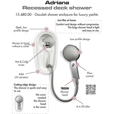 Miniature Coffret douche Adriana - 4 M - OSCULATI N° 5