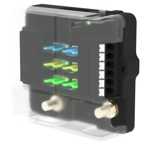 BUSBAR 6 fusibles de protection UNIFUSEBOX 140A (12 / 24V) - UNITECK