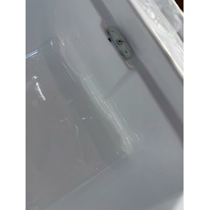 Miniature ATTENTION Produit imparfait | MEUBLE D'ANGLE + LAVABO D''ANGLE ENCASTRABLE BLANC EN PST 41,8 x 41,8 x H51 cm N° 3