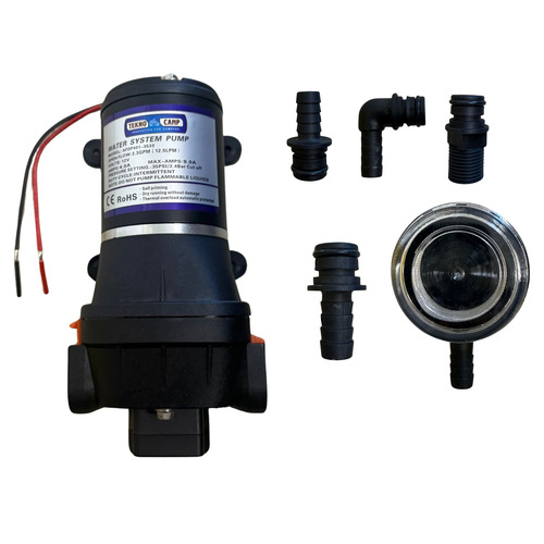 Pompe à Eau PRESTIGE  12,5 L/min –12 Volts - 4 soupapes - TEKNO CAMP