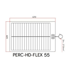 Miniature Panneau solaire SOUPLE PERC FLEX - 55W - TEDLAR NOIR -  ETFE POLYMERE - ENERGIE MOBILE N° 3