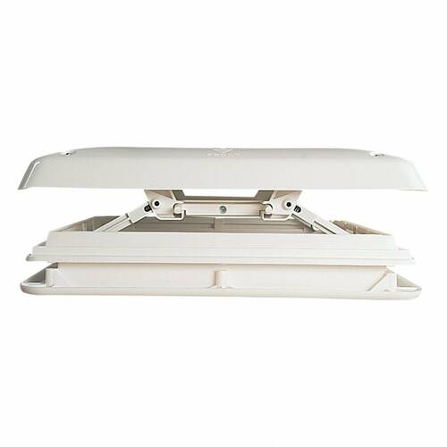 Lanterneau blanc 40x40 cm avec moustiquaire - CHANTAL