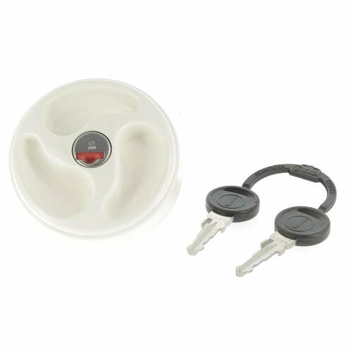 Bouchon de coupelle blanc avec clefs - ZADI