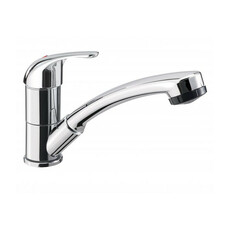 Miniature Robinet mitigeur chromé avec douchette et contacteur raccord tétine 12/12mm- REICH N° 1