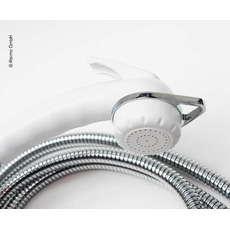 Miniature Trappe d'eau avec pré-mélangeur + douchette blanche - REICH N° 4