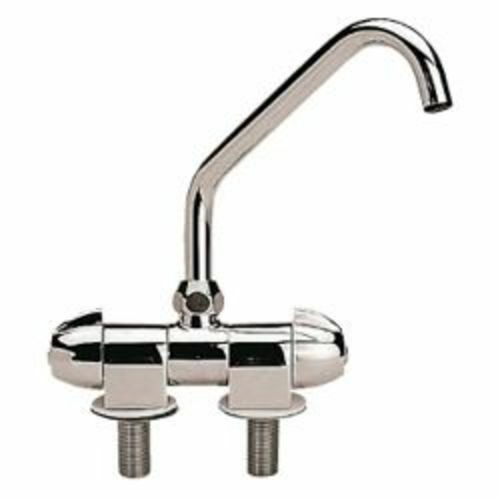 Robinet mitigeur rabattable céramique coloris métal pour tuyau 10/12mm