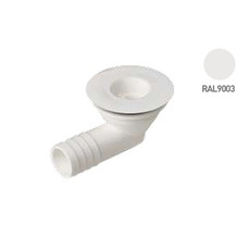 Bonde coudée Ø25mm (filetage Ø31mm) sans bouchon - ZADI