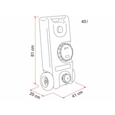 Miniature Reservoir rolltank 40 litres eau propre - FIAMMA N° 2