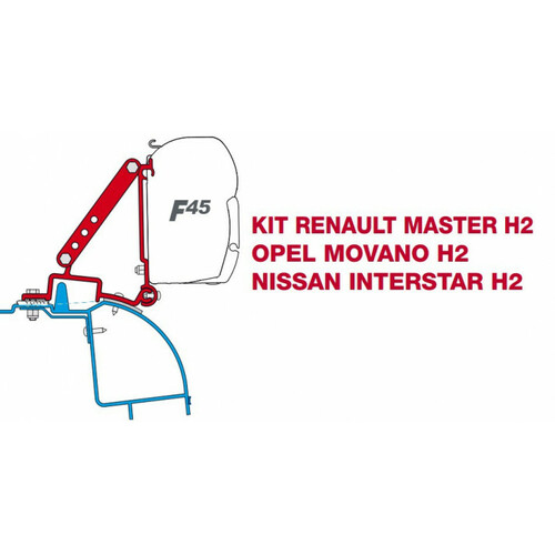 ADAPTATEURS STORES F45S RENAULT MASTER H2 APRES 1998 - 2010 FIAMMA